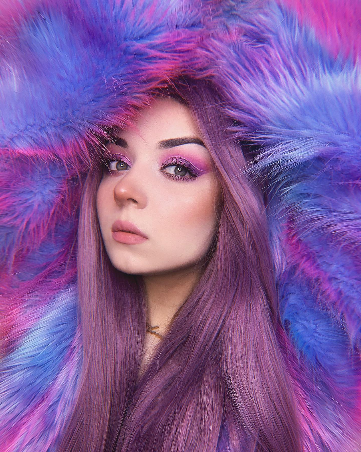 Image of various purple wigs showcasing shades from lavender to deep violet from the 'Purple Wigs' collection, perfect for a bold and vibrant look.