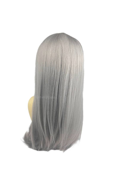 Cowboy ii Silver｜Pre-Plucked Heat-resistant Synthetic Swiss Lace Front Wig