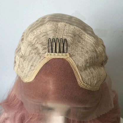 (Simple packed) Pinky Quartz｜Synthetic Swiss Lace Front Wig