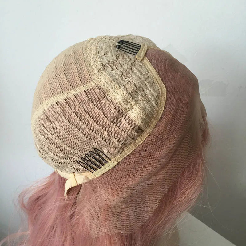 (Simple packed) Pinky Quartz｜Synthetic Swiss Lace Front Wig