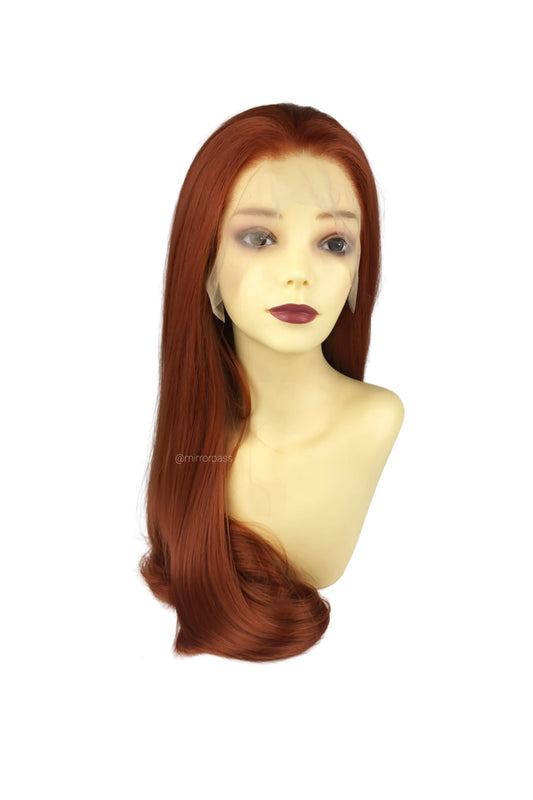 Lindsay｜Pre-Plucked Synthetic Swiss Lace Front Heat-resistant Wig