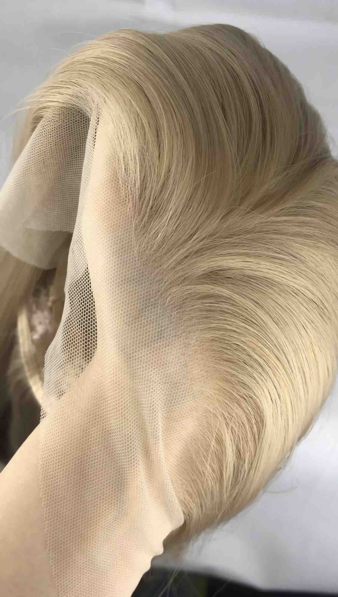 Ariana Blonde 2024｜Pre-Plucked Synthetic Swiss Heat-resistant Lace Front Wig