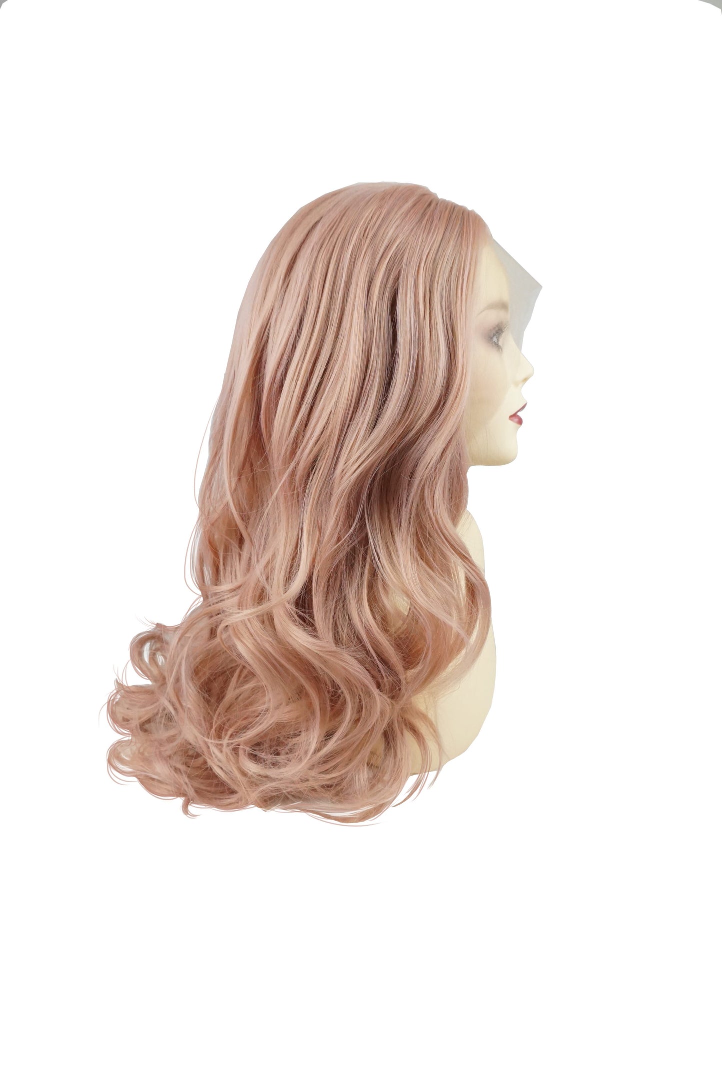 Pinky Quartz｜Synthetic Swiss Lace Front Wig Mirrorpass.com