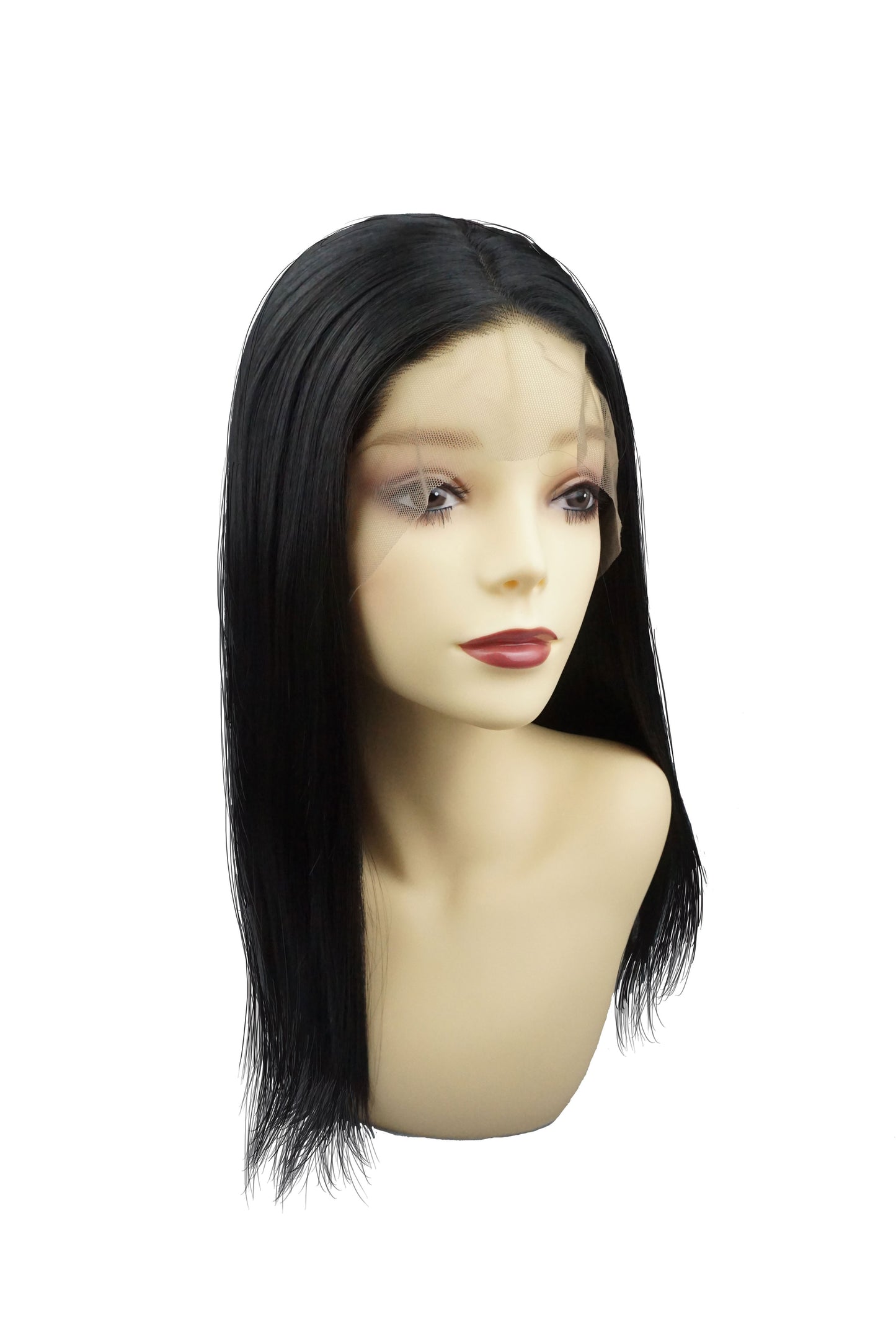 Billie Black｜Synthetic Swiss Lace Front Wig Mirrorpass.com