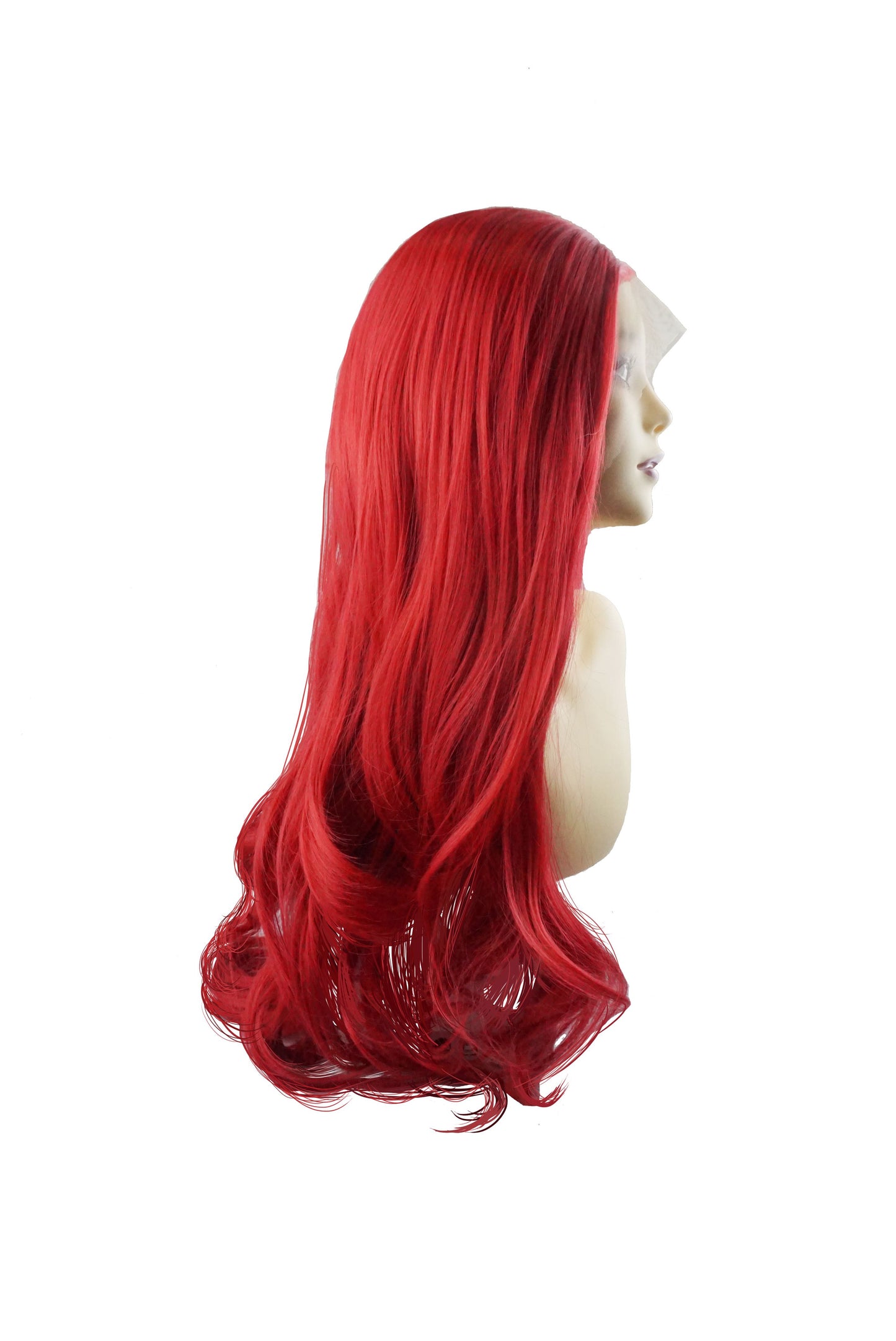 Ariel｜Synthetic Swiss Lace Front Wig Mirrorpass.com
