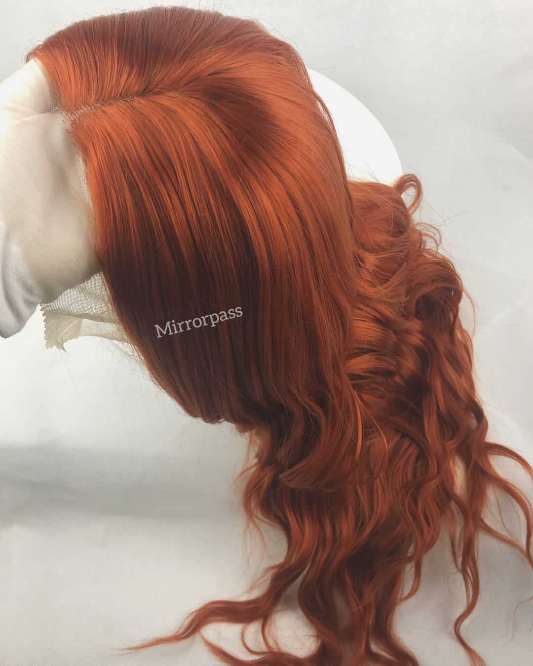 Serafina｜Synthetic Swiss Lace Front Wig mirrorpass.com