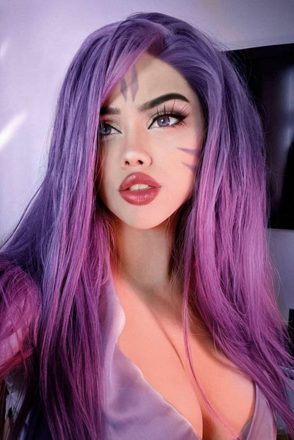 Psylocke｜Synthetic Swiss Lace Front Wig Mirrorpass.com