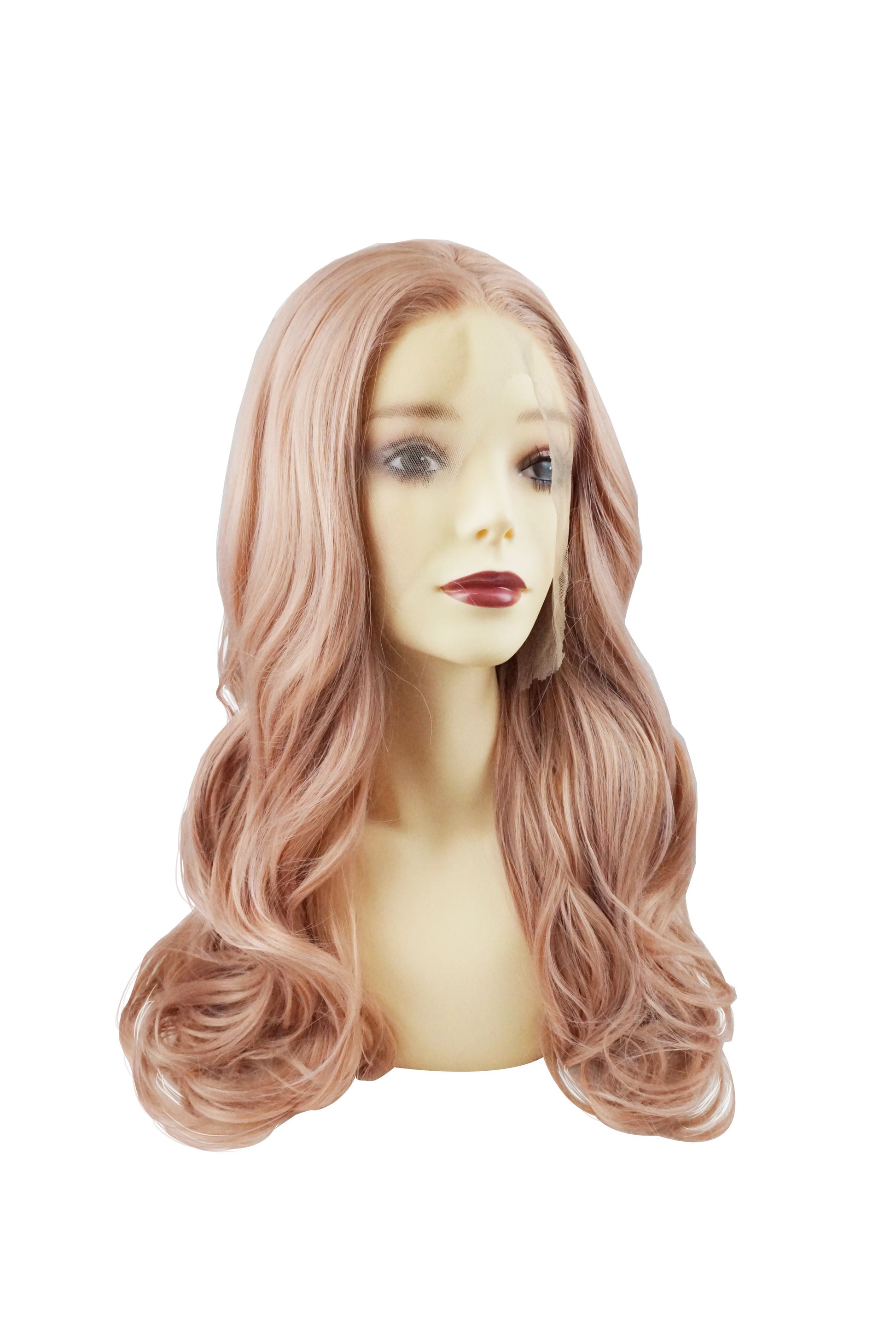 Pinky Quartz｜Synthetic Swiss Lace Front Wig Mirrorpass.com