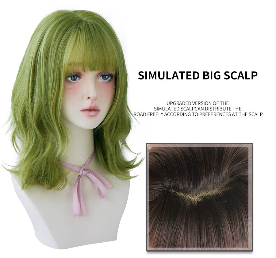 (Simple Packed) Otrera | ROSE CAP HEAT RESISTANT WIG