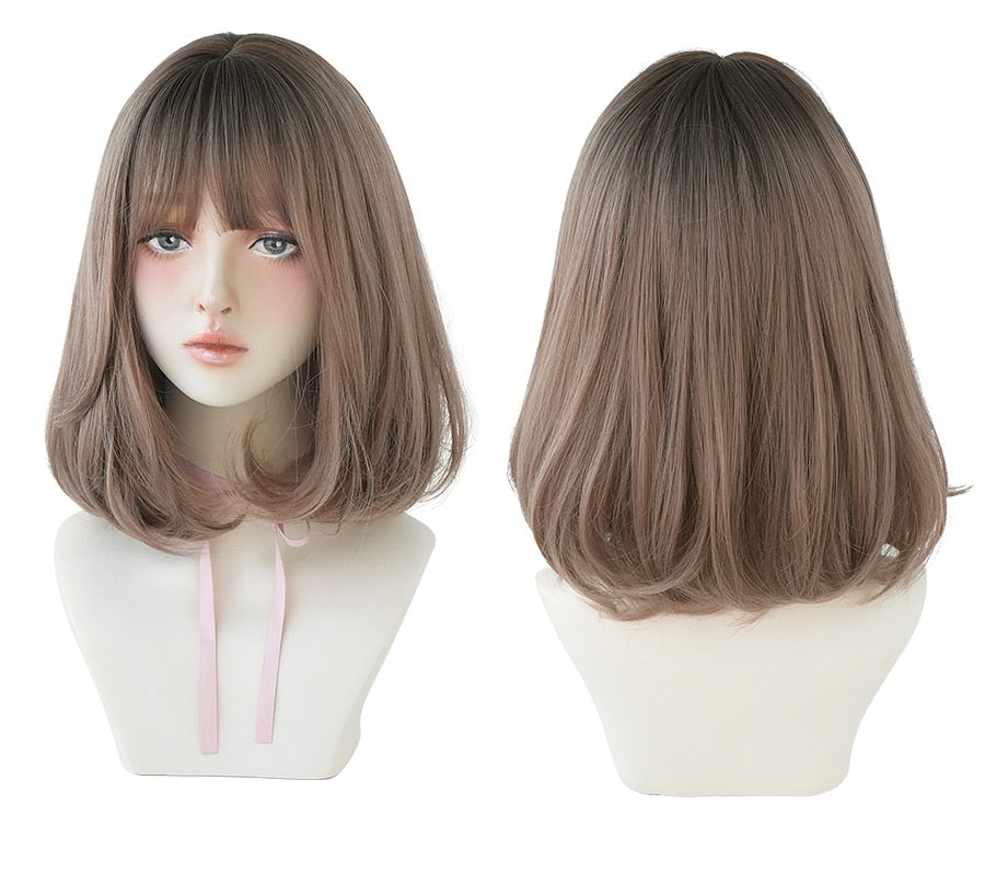 (Simple Packed) Gunhild | ROSE CAP HEAT RESISTANT WIG